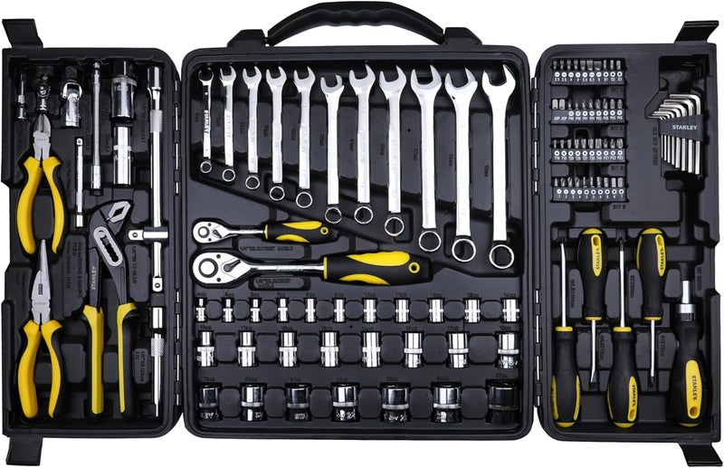 Stanley مجموعة أدوات متعددة الاستخدامات 110 قطعة - Image 1